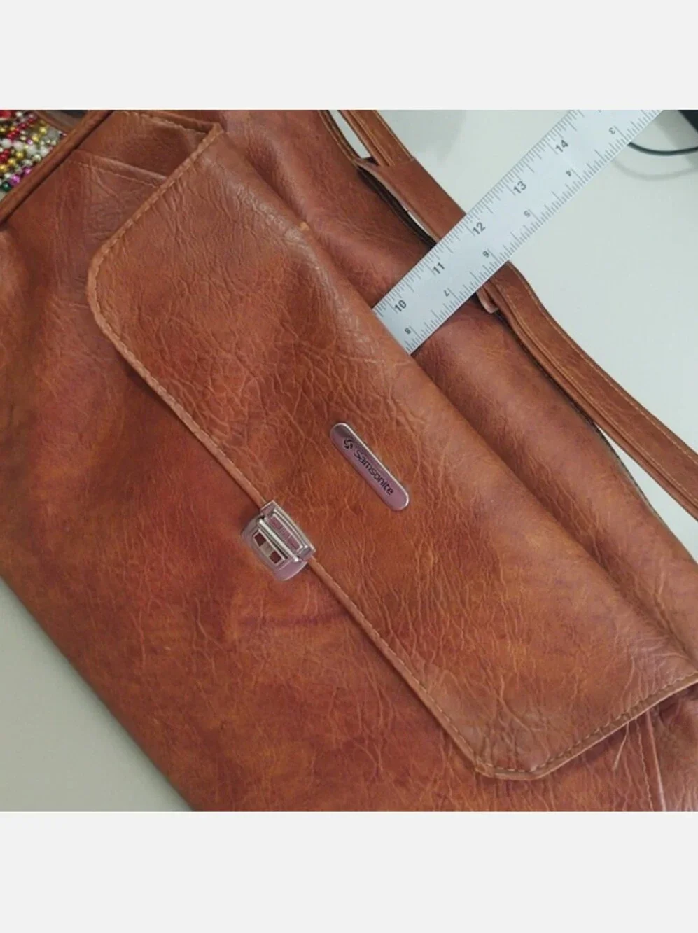 Vintage Samsonite Sonora II Weekend Travel Bag Tan